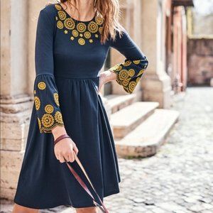 Boden Emilia embroidered dress